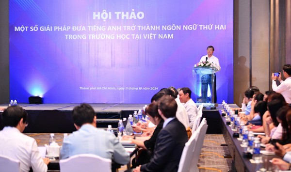 Tiếng Anh là ngôn ngữ thứ 2 trong trường học: TP.HCM đề xuất 8 giải pháp