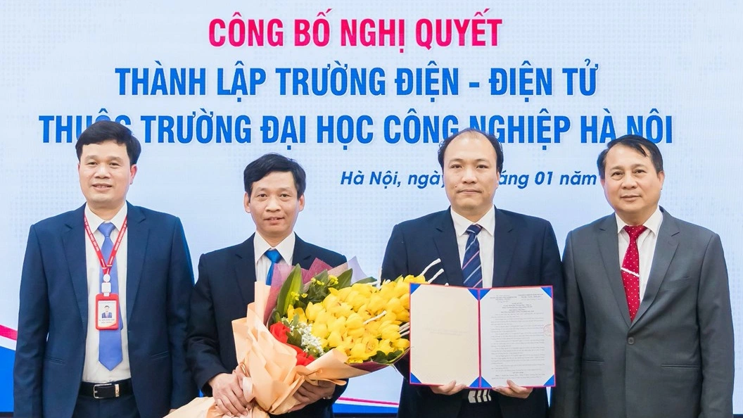 Trường ĐH Công nghiệp Hà Nội thành lập thêm 2 trường mới