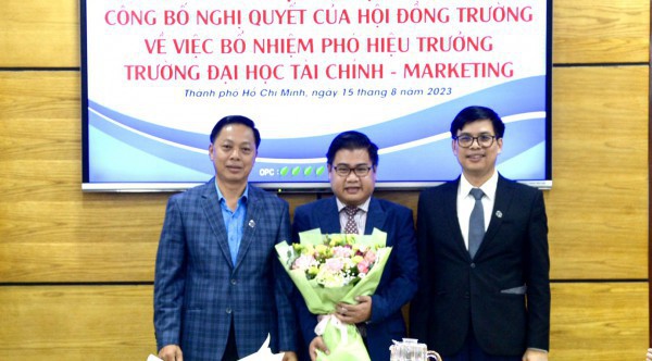 Trường ĐH Tài chính-Marketing có phó hiệu trưởng 38 tuổi