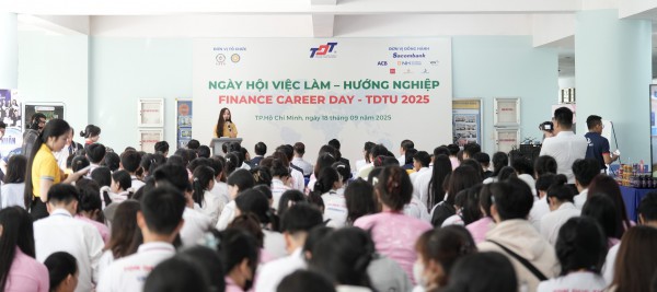 Trường ĐH Tôn Đức Thắng tổ chức ngày hội việc làm lĩnh vực tài chính-ngân hàng