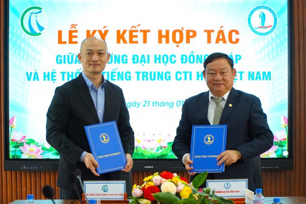 Trường ĐH Đồng Tháp khai trương Trung tâm đào tạo tiếng Trung và khảo thí HSK ĐBSCL