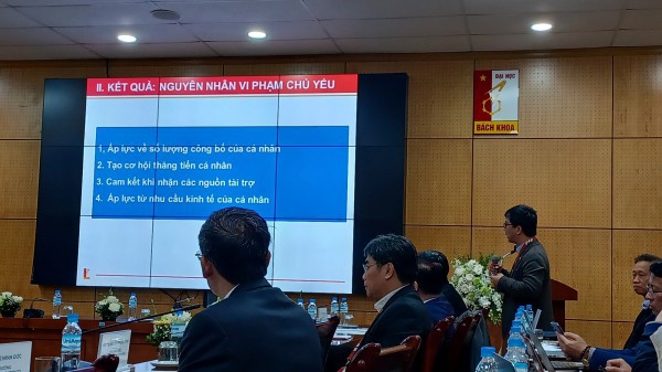 Vi phạm liêm chính học thuật phổ biến nhất là tùy tiện gắn tên tác giả