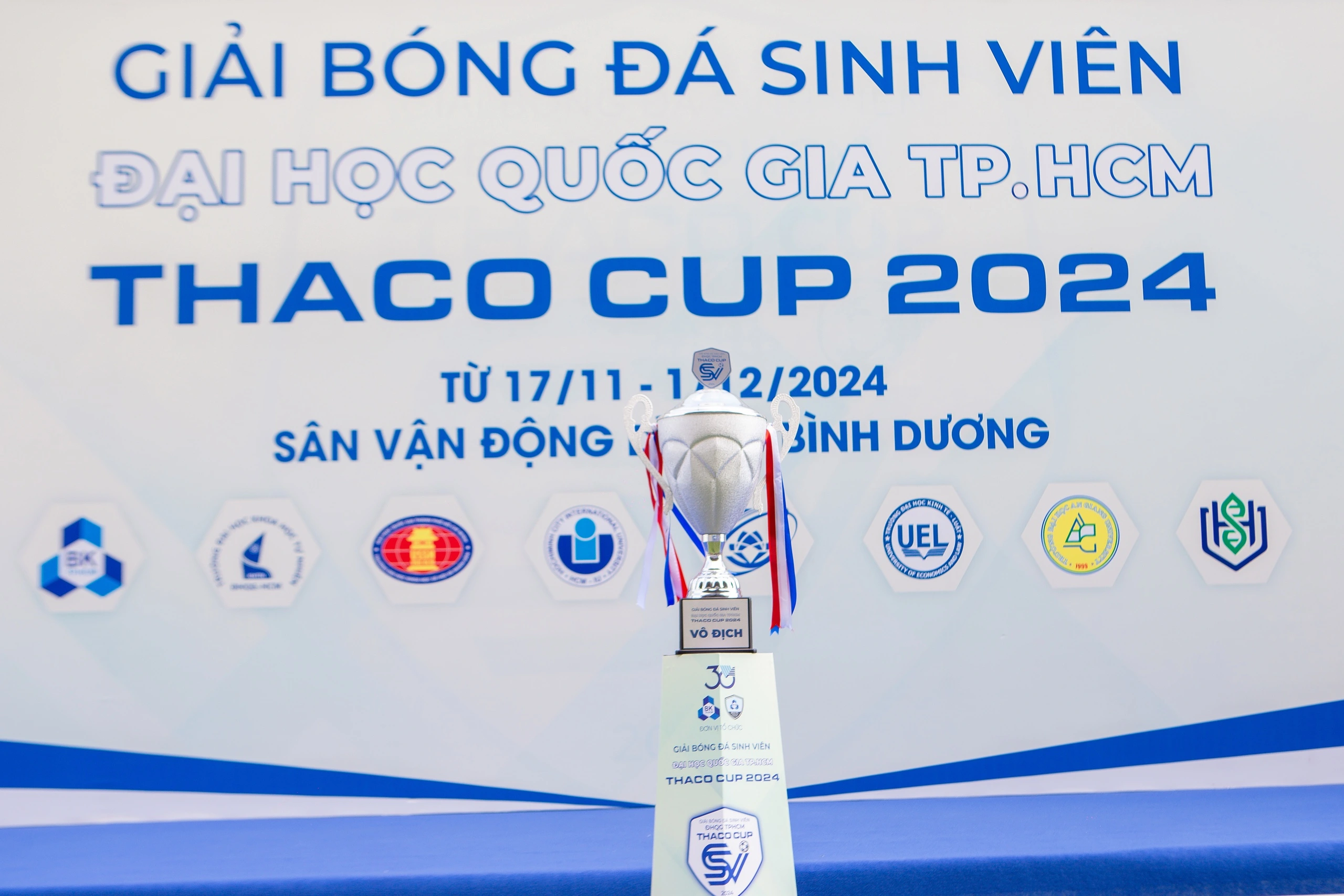 Ấn tượng lễ khai mạc giải bóng đá sinh viên ĐHQG TP.HCM - THACO Cup 2024