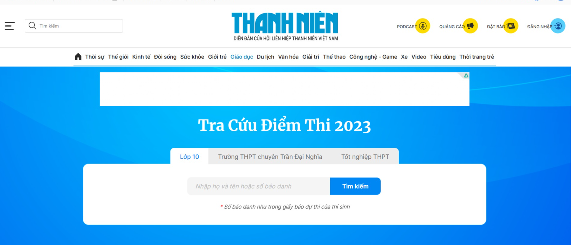 Đã có điểm thi tốt nghiệp THPT 2023, thí sinh tra cứu tại đây