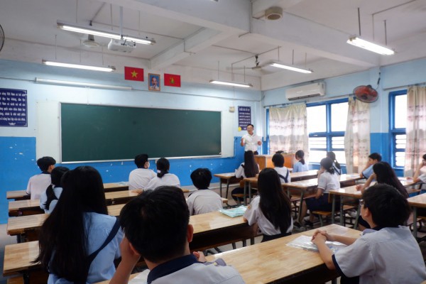 CSGT Công an TPHCM đảm bảo an toàn giao thông tại các điểm thi vào lớp 10