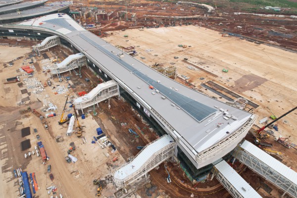 Cận cảnh sân bay Long Thành 1 tháng trước ngày đón chuyến bay đầu tiên