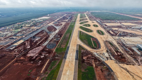 Cận cảnh sân bay Long Thành 1 tháng trước ngày đón chuyến bay đầu tiên