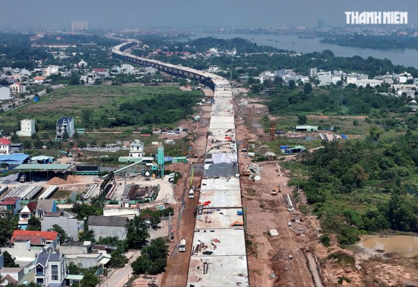 Cầu cạn Vành đai 3 đi qua Vinhomes Grand Park khi nào xong?