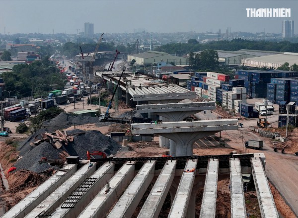 Cầu cạn Vành đai 3 đi qua Vinhomes Grand Park khi nào xong?