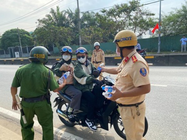 Công an huyện Bình Chánh: Nỗ lực bảo đảm trật tự an toàn giao thông