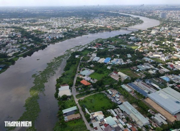 Hiện trạng dự án đường ven sông Sài Gòn trước khi mở rộng 6 làn xe