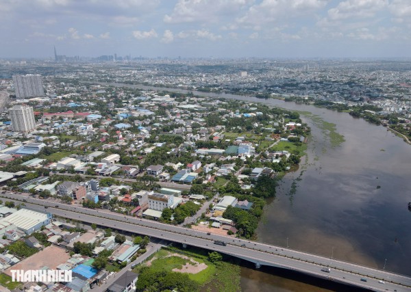 Hiện trạng dự án đường ven sông Sài Gòn trước khi mở rộng 6 làn xe