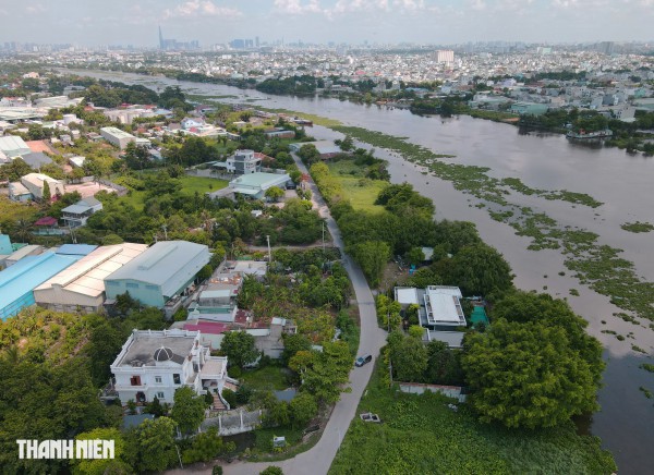 Hiện trạng dự án đường ven sông Sài Gòn trước khi mở rộng 6 làn xe