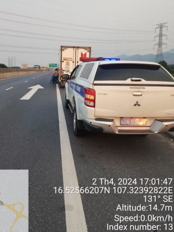 Khuyến cáo lưu thông trên tuyến Cam Lộ - La Sơn trong cao điểm nắng nóng
