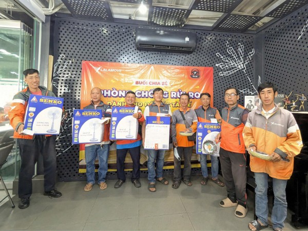 Lalamove tăng cường nâng cao kiến thức phòng, chống rủi ro cho các đối tác tài xế