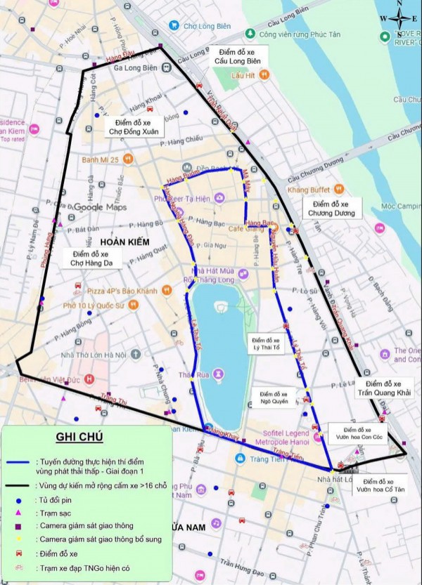 Lộ trình cấm xe xăng vào nội đô Hà Nội từ 1.7