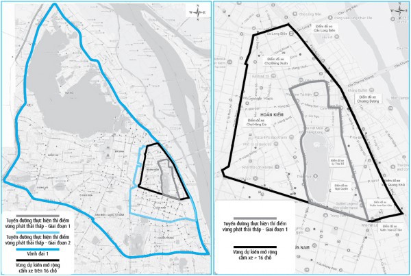 Lộ trình cấm xe xăng vào nội đô Hà Nội từ 1.7