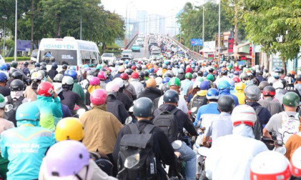 Lộ trình thay thế tránh qua cầu Bình Triệu do đang sửa chữa, nâng tĩnh không