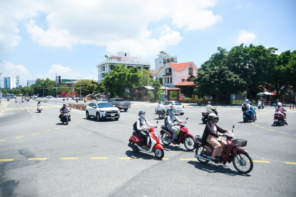Nút giao thông cầu Hòa Xuân sắp 