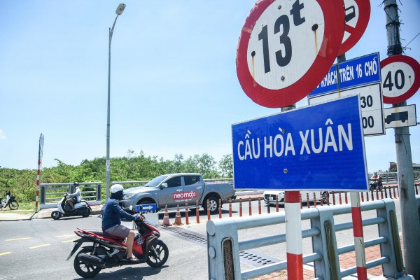 Nút giao thông cầu Hòa Xuân sắp 