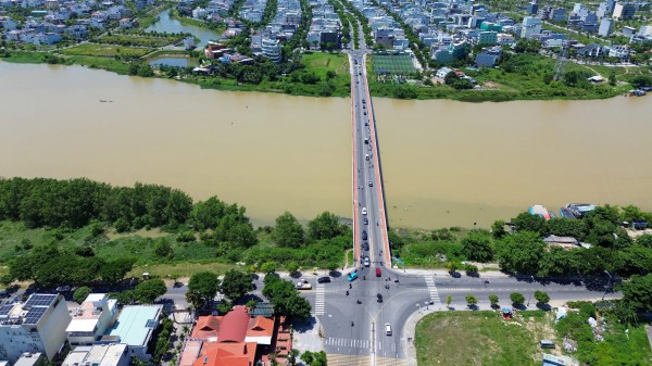 Nút giao thông cầu Hòa Xuân sắp 