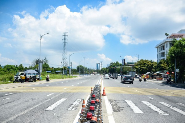 Nút giao thông cầu Hòa Xuân sắp 