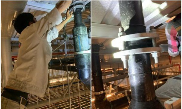 TPHCM: Nhà ga T3 Tân Sơn Nhất lại bị dột nước khi mưa