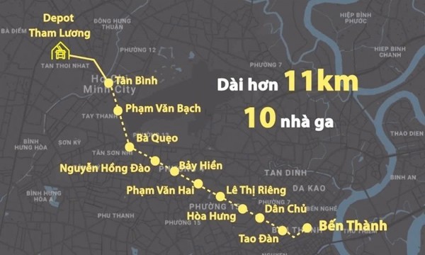 TPHCM: Tuyến Metro số 2 trị giá 57.000 tỷ đồng sẽ được khởi công đầu năm 2026