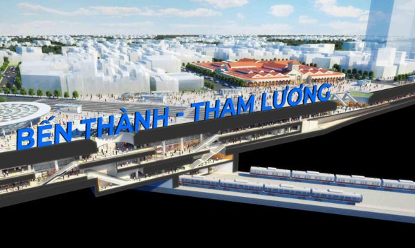 TPHCM lên kế hoạch phát triển TOD tại 12 vị trí dọc tuyến metro Bến Thành - Tham Lương