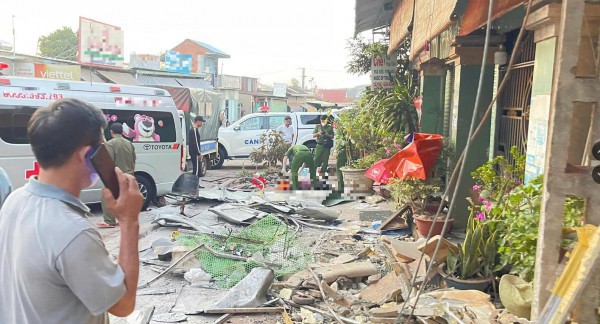 Tai nạn hy hữu: Xe lu mất thắng, tông người phụ nữ tử vong