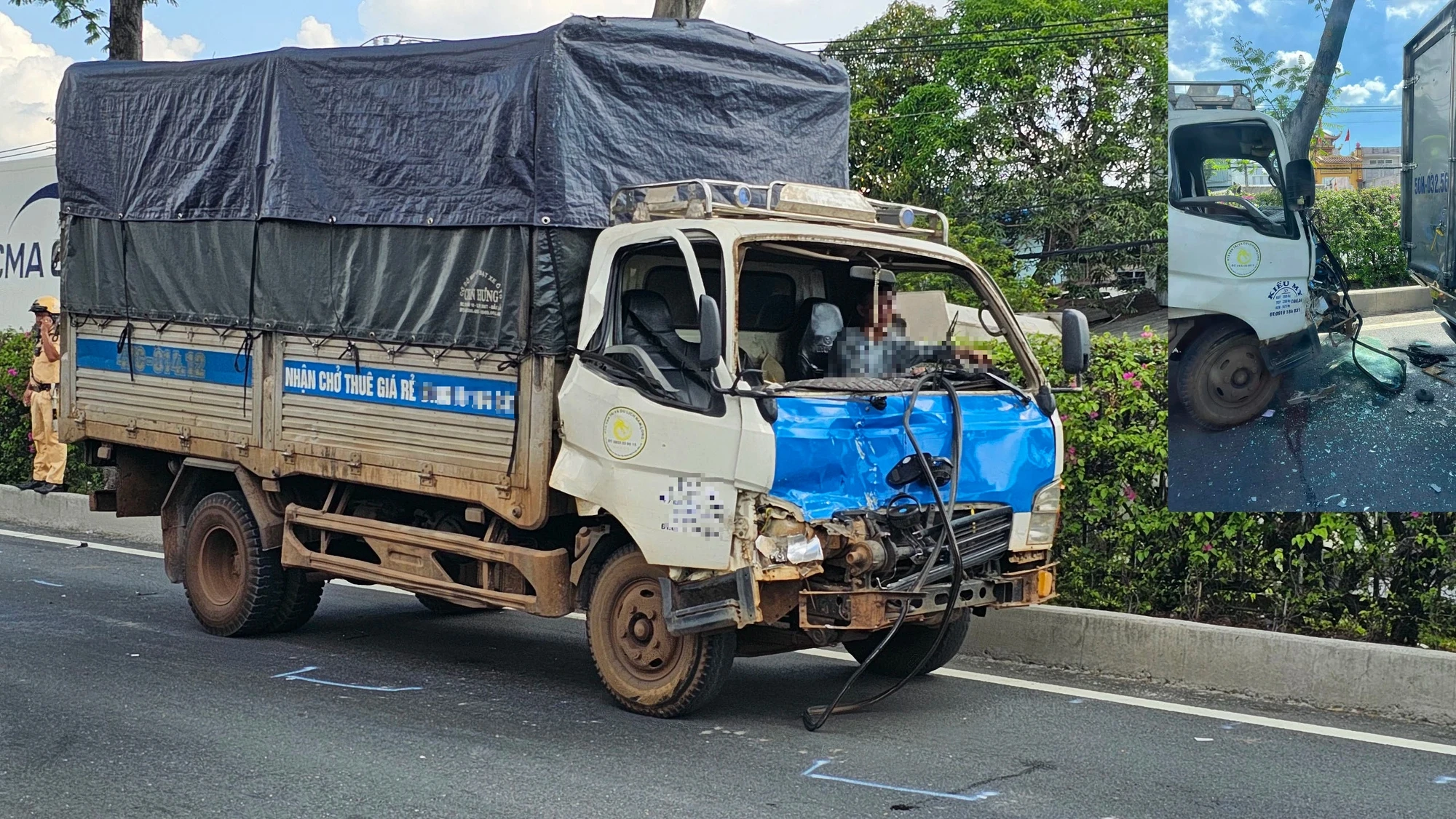 Tai nạn khiến giao thông cửa ngõ tây bắc TP.HCM bị ùn tắc, phương tiện kéo dài nhiều km