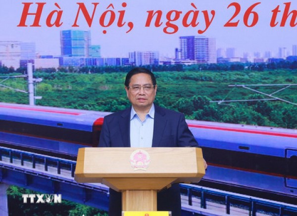 Thủ tướng: Trong năm 2026 khởi công xây dựng đường sắt tốc độ cao Bắc-Nam