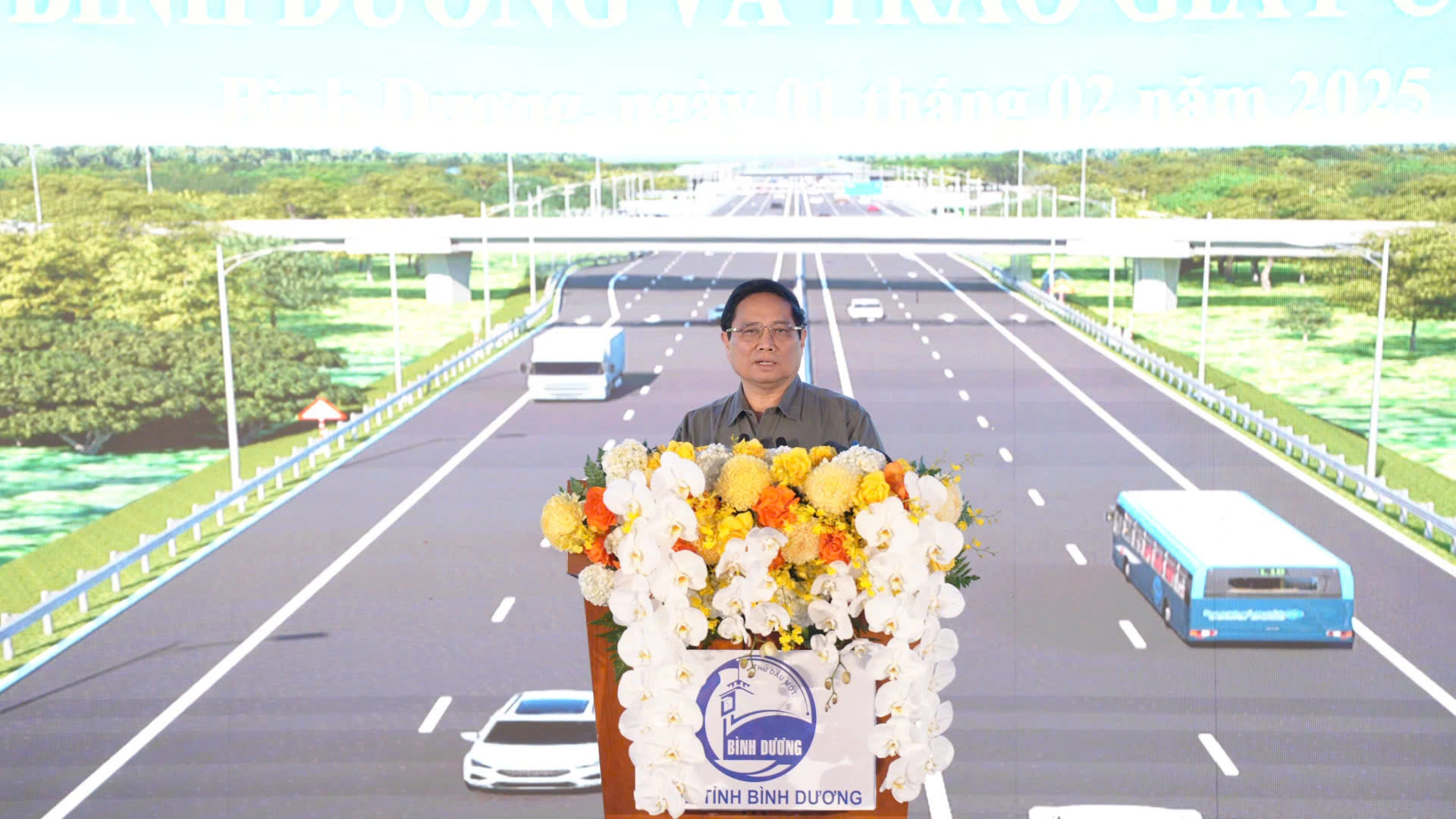 Thủ tướng phát lệnh khởi công cao tốc TP.HCM - Thủ Dầu Một - Chơn Thành Thủ tướng phát lệnh khởi công cao tốc TP.HCM - Thủ Dầu Một - Chơn Thành