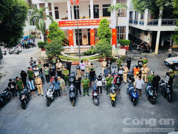 Vụ 40 ‘quái xế’ hẹn nhau đua xe trên cầu Sài Gòn: Tạm giữ hình sự 25 đối tượng