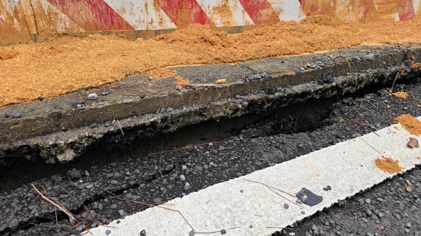 Đèo Prenn Đà Lạt sau hơn 1 năm nâng cấp bị sụt lún nghiêm trọng