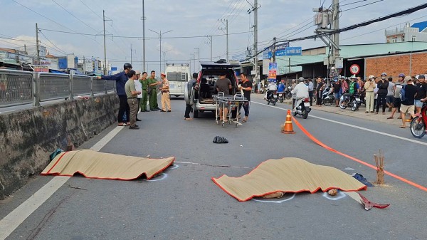 Đồng Tháp: Tai nạn trên quốc lộ 1 khiến 2 người tử vong tại chỗ
