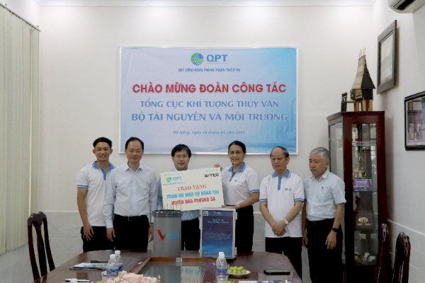 Chính thức vận hành trạm đo mưa tự động tại quần đảo Trường Sa
