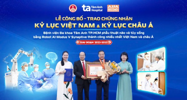 Bệnh viện đa khoa Tâm Anh TP.HCM lập kỷ lục Việt Nam, châu Á