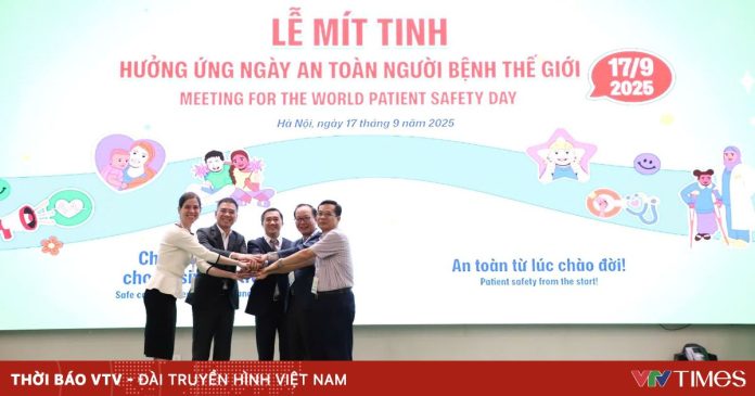Mít-tinh hưởng ứng Ngày An toàn người bệnh Thế giới (17/9)