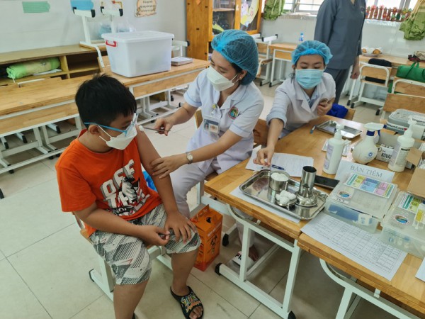 TP. Hồ Chí Minh: Bắt đầu triển khai tháng cao điểm tiêm vaccine phòng COVID-19 cho trẻ em