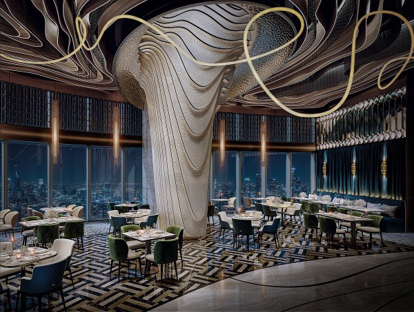 Bên trong khách sạn cao nhất thế giới với 82 tầng