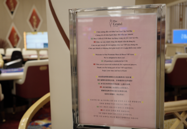 Bên trong casino thí điểm cho người Việt ở Hồ Tràm