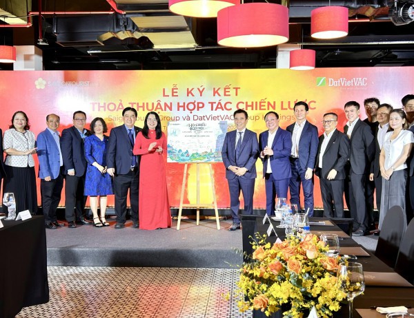 DatVietVAC và Saigontourist Group hợp tác phát triển hệ sinh thái văn hóa du lịch