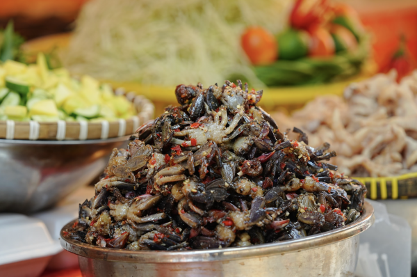 Lễ hội ẩm thực xuân ở Cần Giờ đông nghịt khách