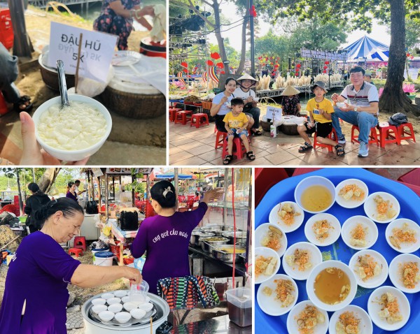 Nhộn nhịp hội bài chòi, đua ghe câu tại Di tích Cầu ngói Thanh Toàn