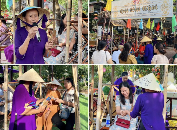 Nhộn nhịp hội bài chòi, đua ghe câu tại Di tích Cầu ngói Thanh Toàn