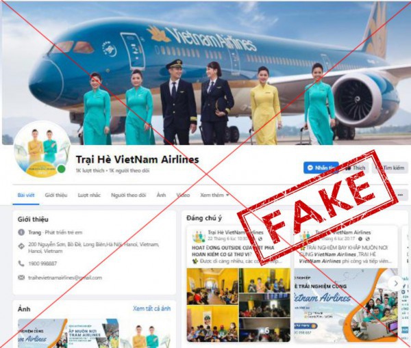 Trang web giả mạo y như thật, hành khách mua vé máy bay coi chừng bị lừa