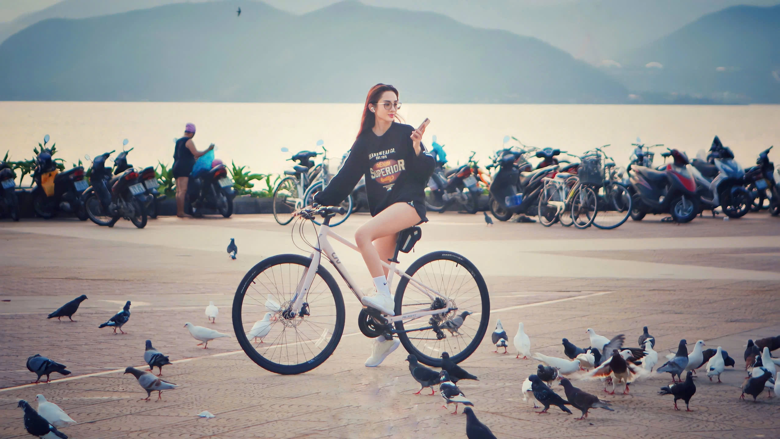 Đàn bồ câu hơn 500 con tại Quảng trường 2.4 Nha Trang thu hút du khách Đàn bồ câu hơn 500 con tại Quảng trường 2.4 Nha Trang thu hút du khách
