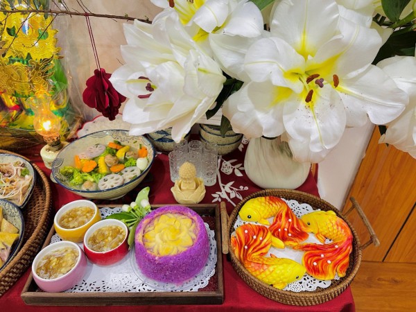 23 tháng chạp: Mâm cúng ông Táo được dân mạng chia sẻ rầm rộ