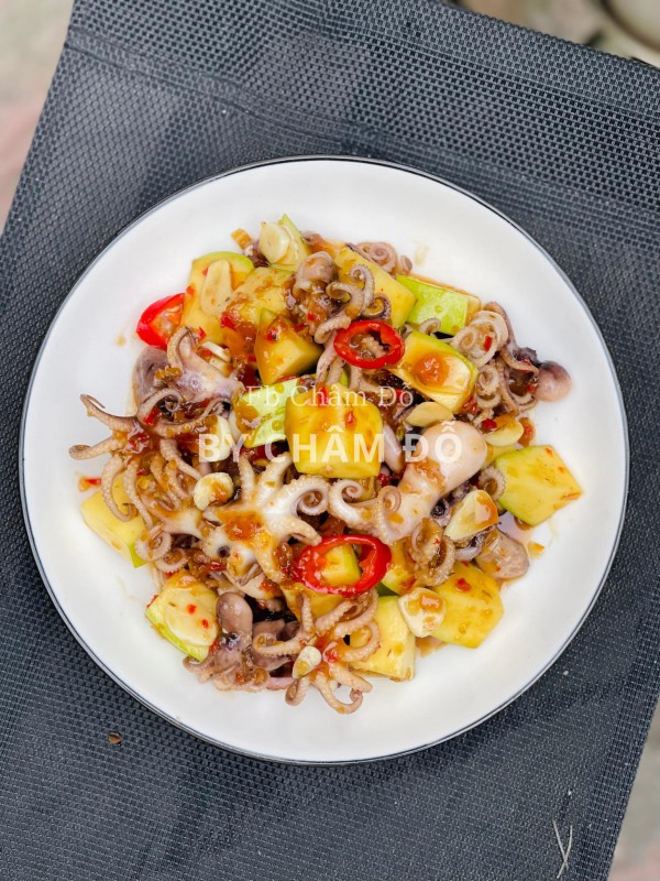 Bạch tuộc làm theo cách này ngon "không lối thoát"